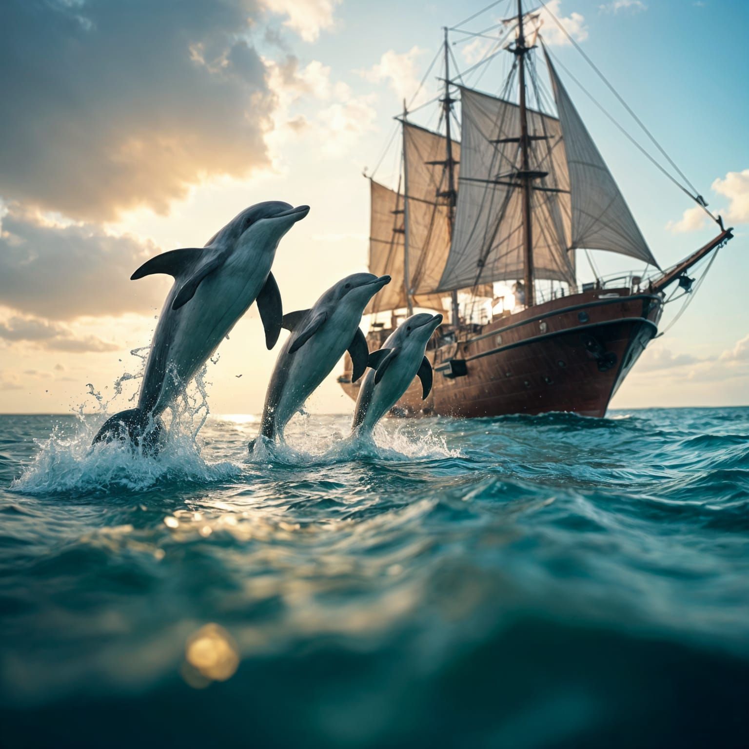 Dolphins Leaping: Professional Marine Photography