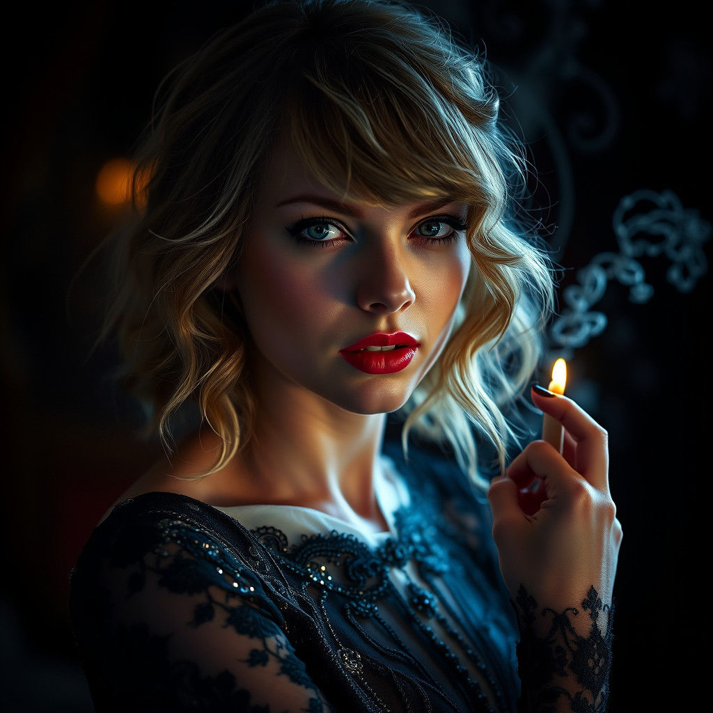 Taylor Swift: Cinematic Portrait in Hyperreal Detail