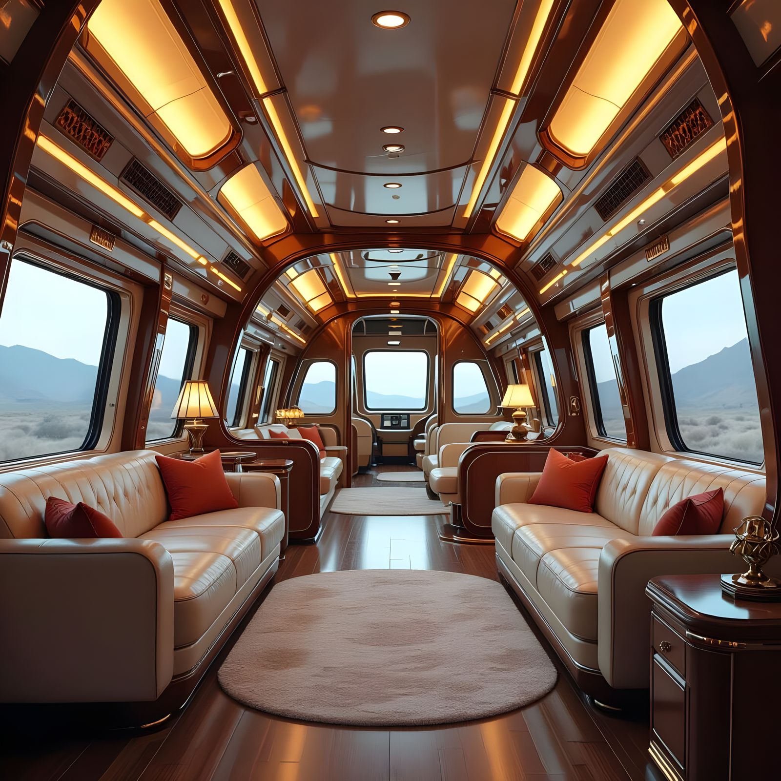 Lavish House Interior Inside a Bus