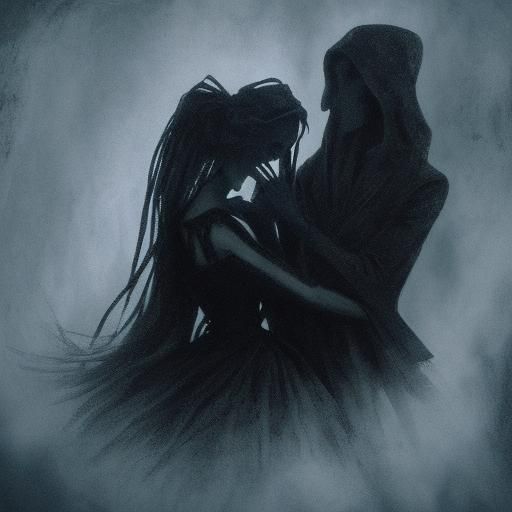 Ethereal Embrace: Surrealist Labyrinth in Moody Monochromes