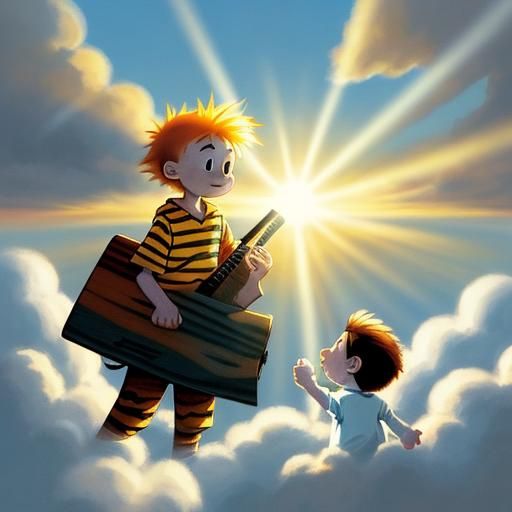 Calvin and Hobbes in Divine Sunshine