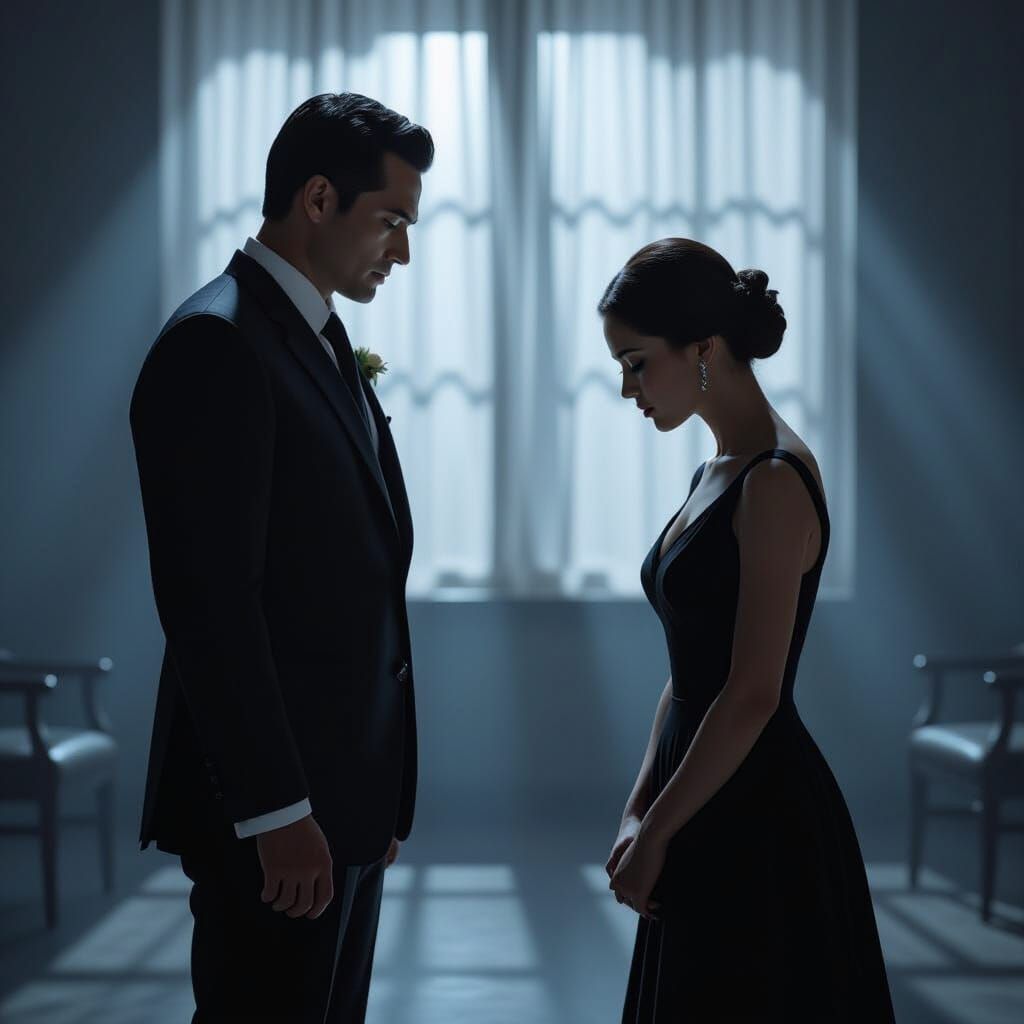 Solemn Reminder in Noir Style