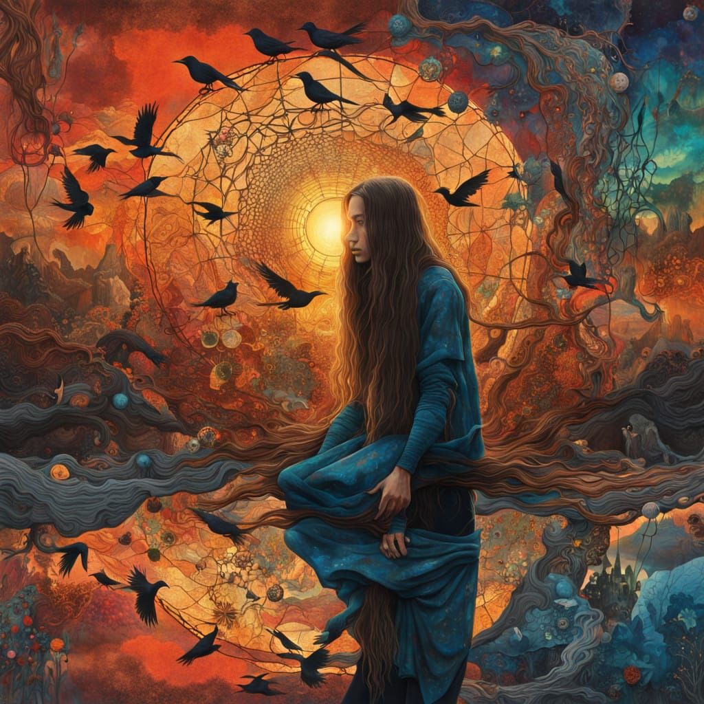 Strength and Authenticity in Vibrant, Surreal Surrender