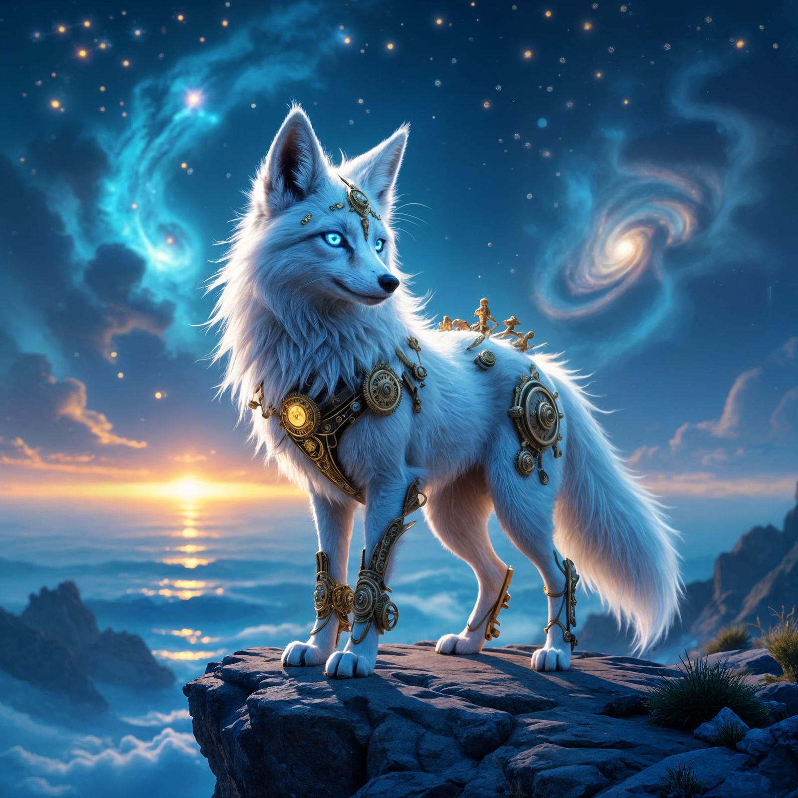 Majestic Vixen with Cosmic Gears