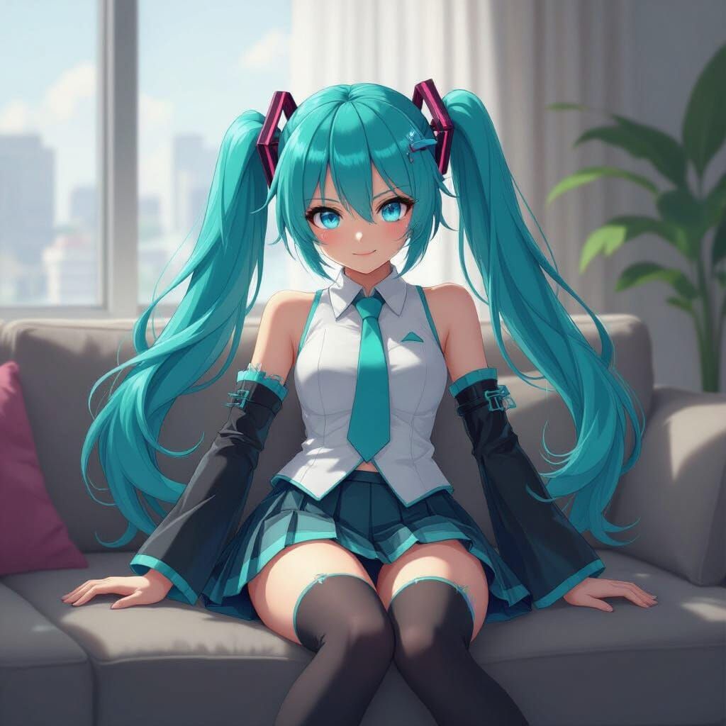 Hatsune Miku Lounges, Digital Art