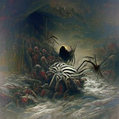 Arachnophobia: A Horror Illustration