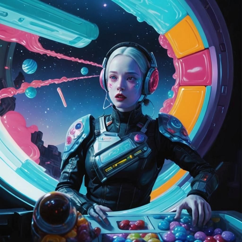 I Have No Mouth: Candyland Sci-Fi Scene