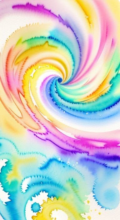 Ipsy Tipsy Toggledy Tog Dancing in Watercolor Style