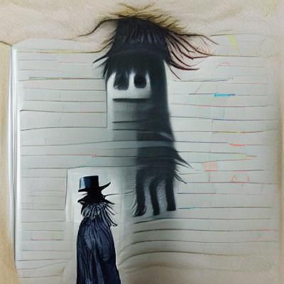 Eerie Babadook Silhouette