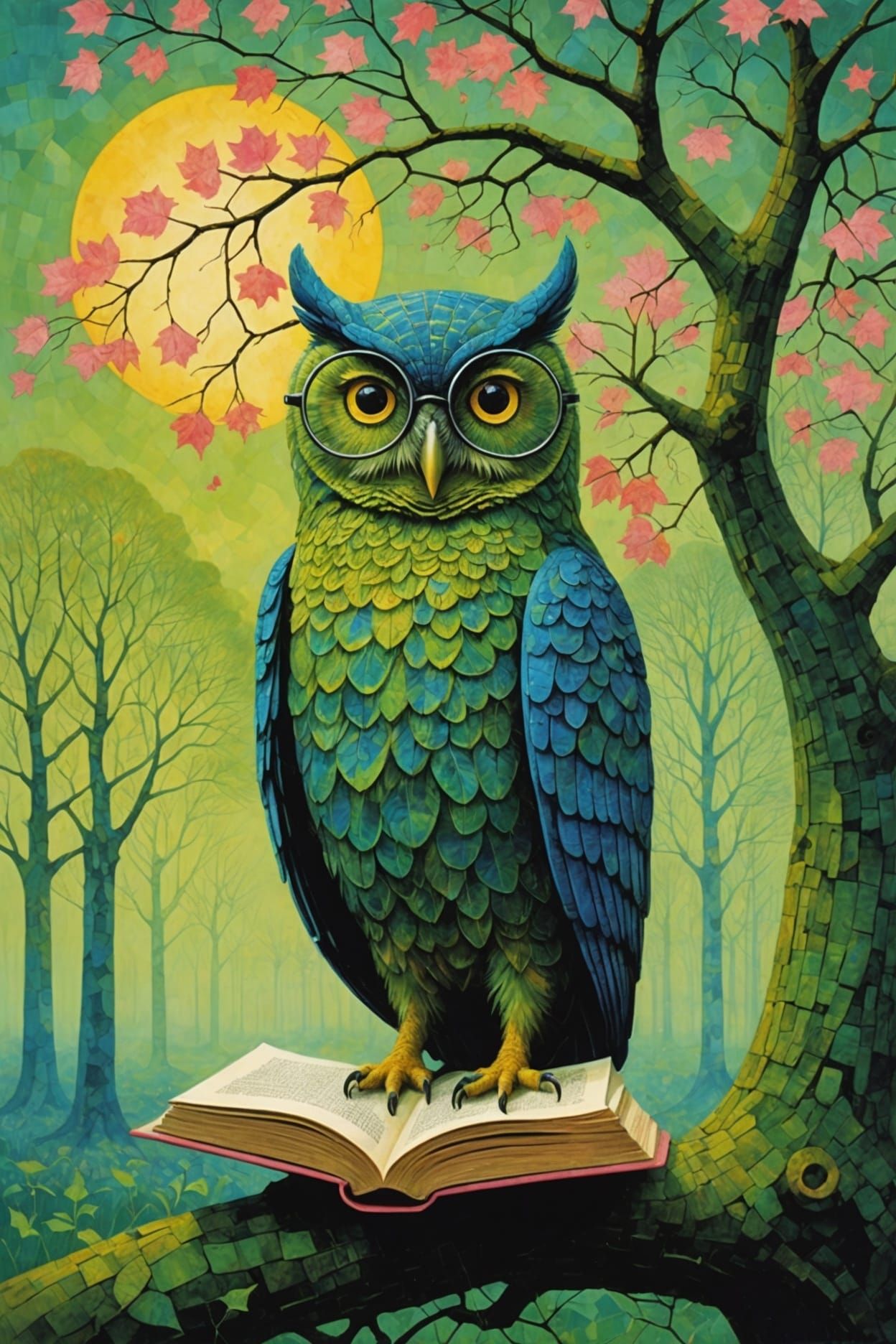 Book keeper owl 🦉📖