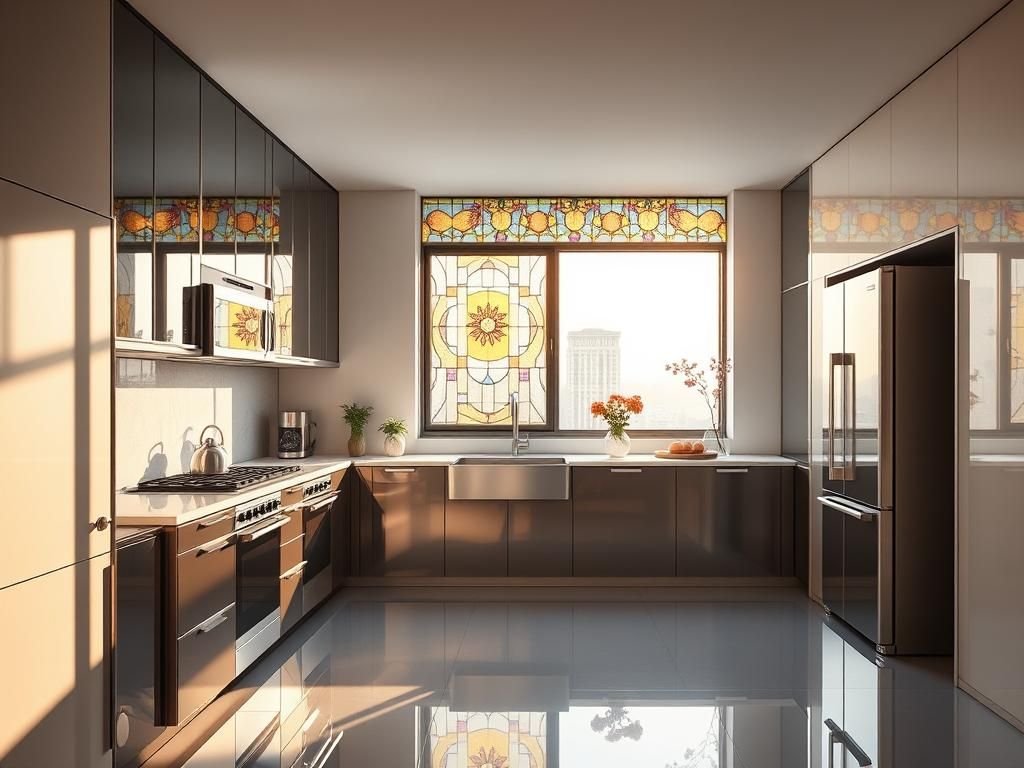 Ultra-Modern Fantasy Kitchen Design in Photo-Realistic Style