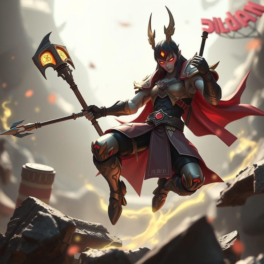 Cyberpunk Concept Art of a Dazzling Hongo Gamma