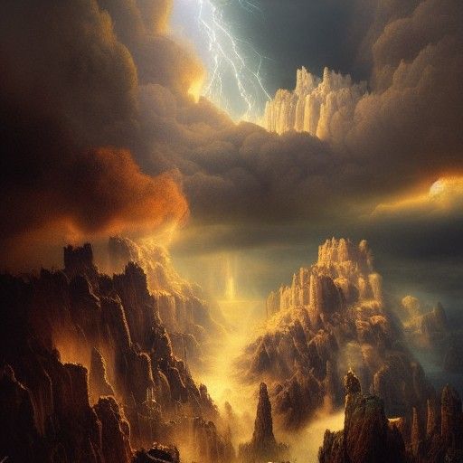 Wrath of God: Epic Digital Matte Painting