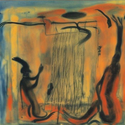 Emotional Landscape in Style of Old Masters