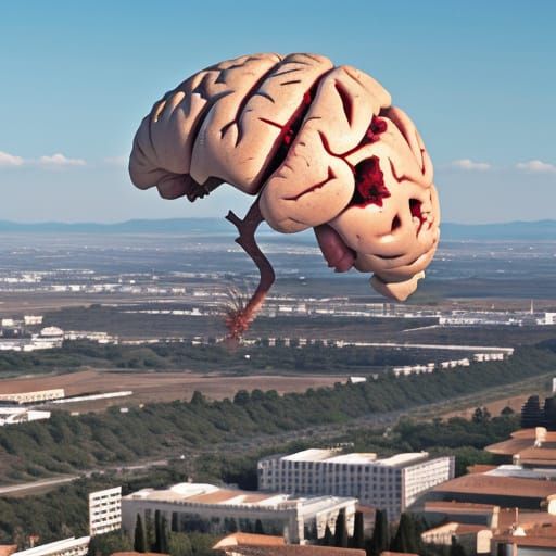 Cerebral Surrealism in Spanish Landscape