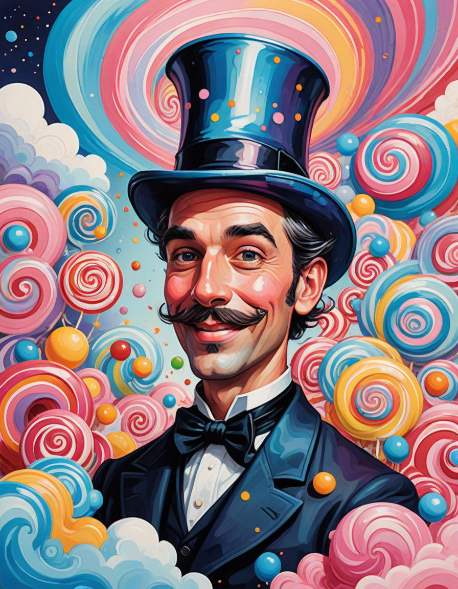 A Whimsical Freak in a Festive Tophat