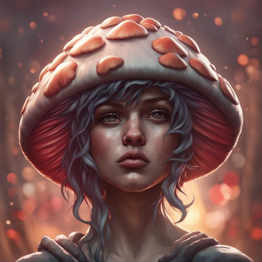 mushroom as a human