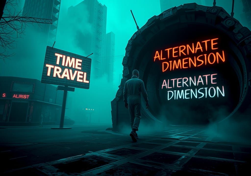 Cyberpunk Choice: Time Travel or Alternate Dimension