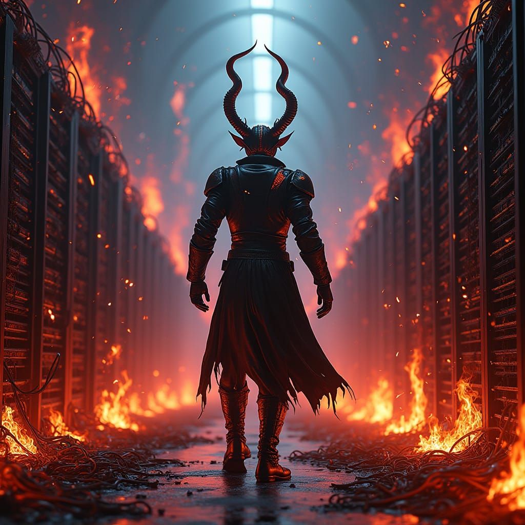 Cyber Demon in a Burning Data Center