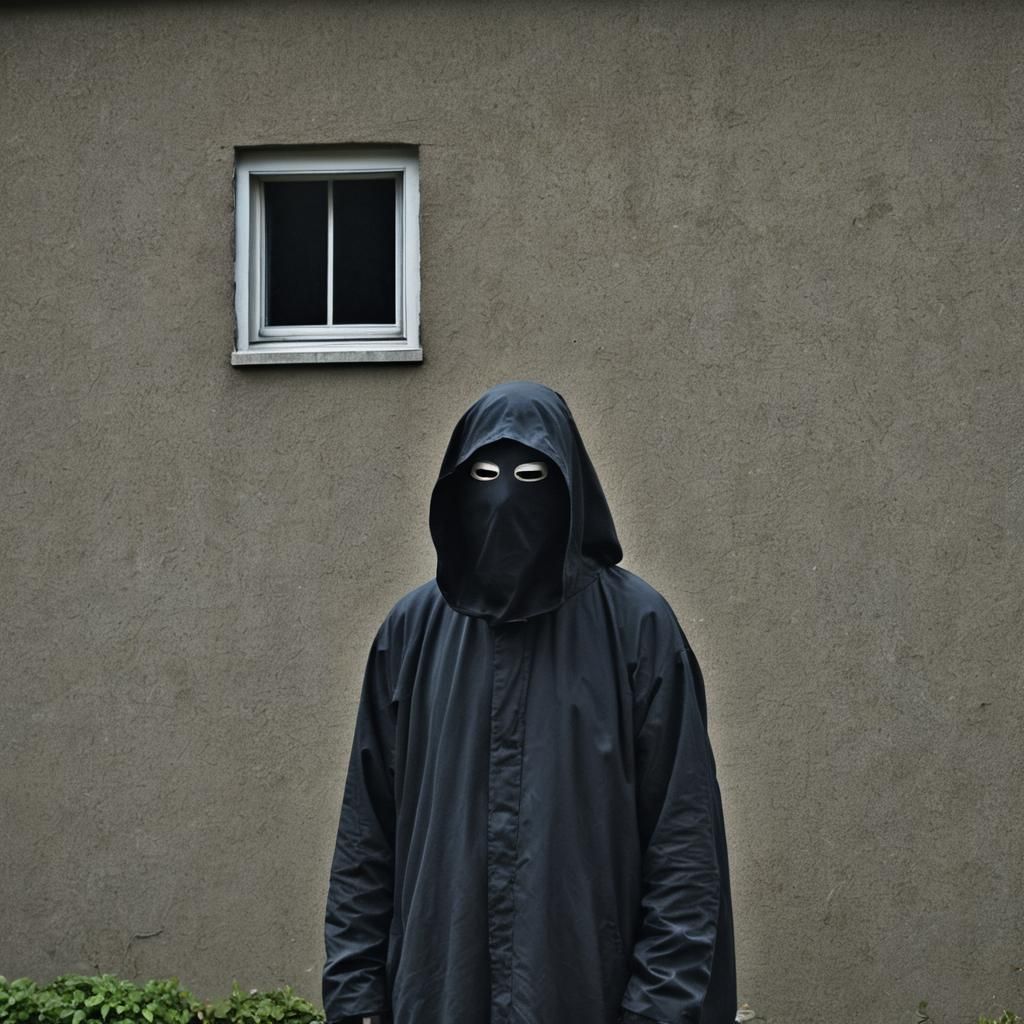 Scary Faceless Doppelganger Horror Scene