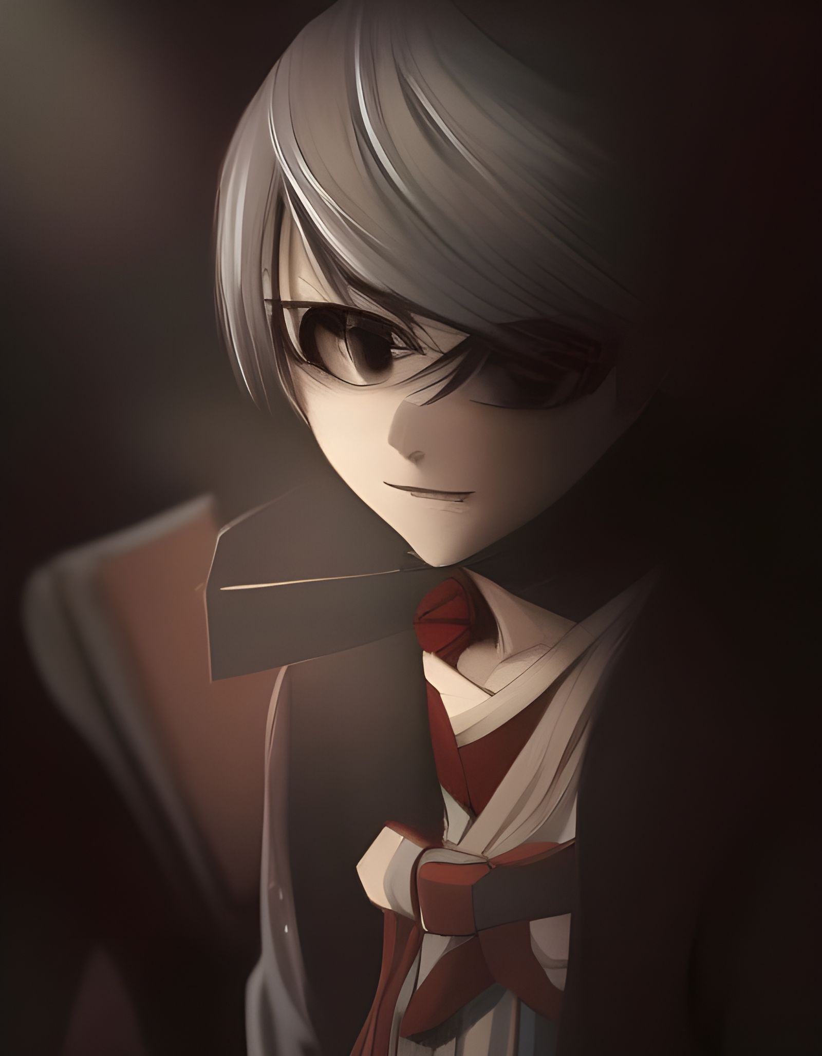 Dynamic Anime Character in Manga Style