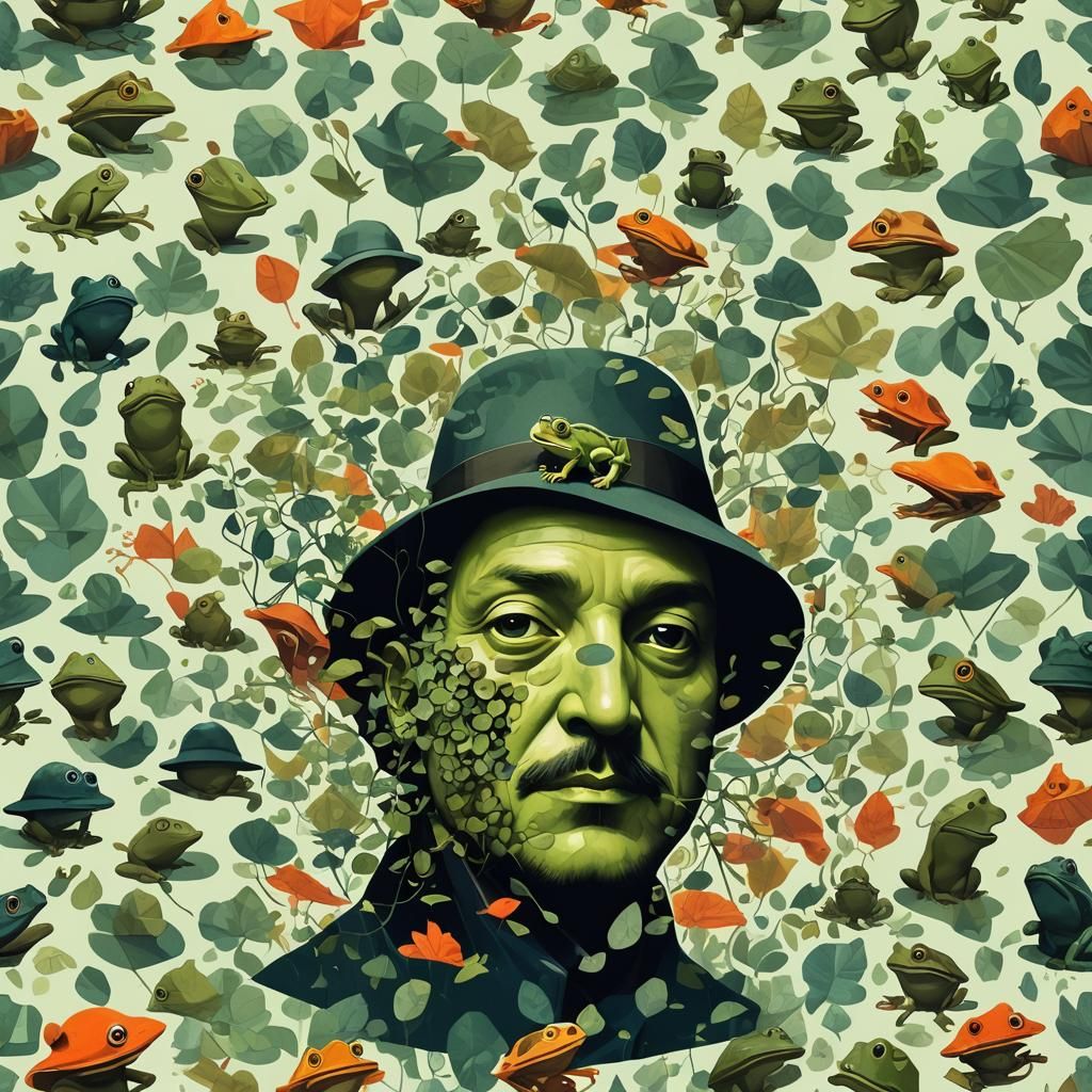 Frogs in Hats: Illusionary Concept Art