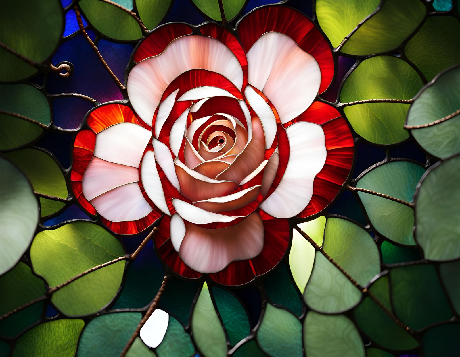 Colorful Stained Glass Art