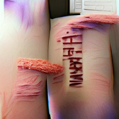 Conceptual Image of Self-Harm