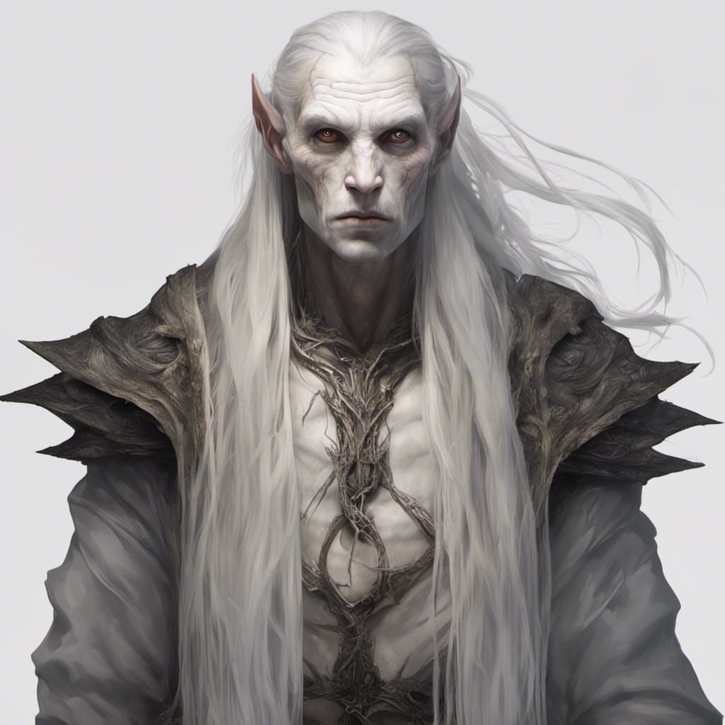 Hyperdetailed Fantasy Portrait in Purple and Yellow