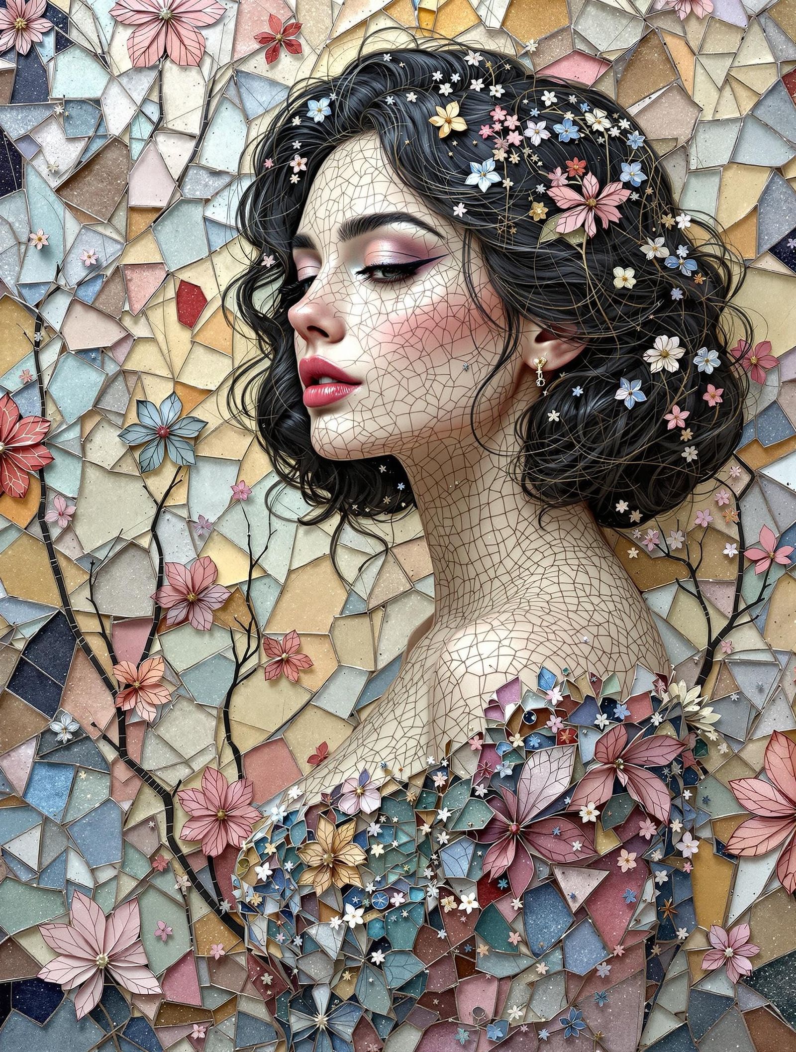 Surreal European Trans Woman Embodies Empowerment in Whimsic...