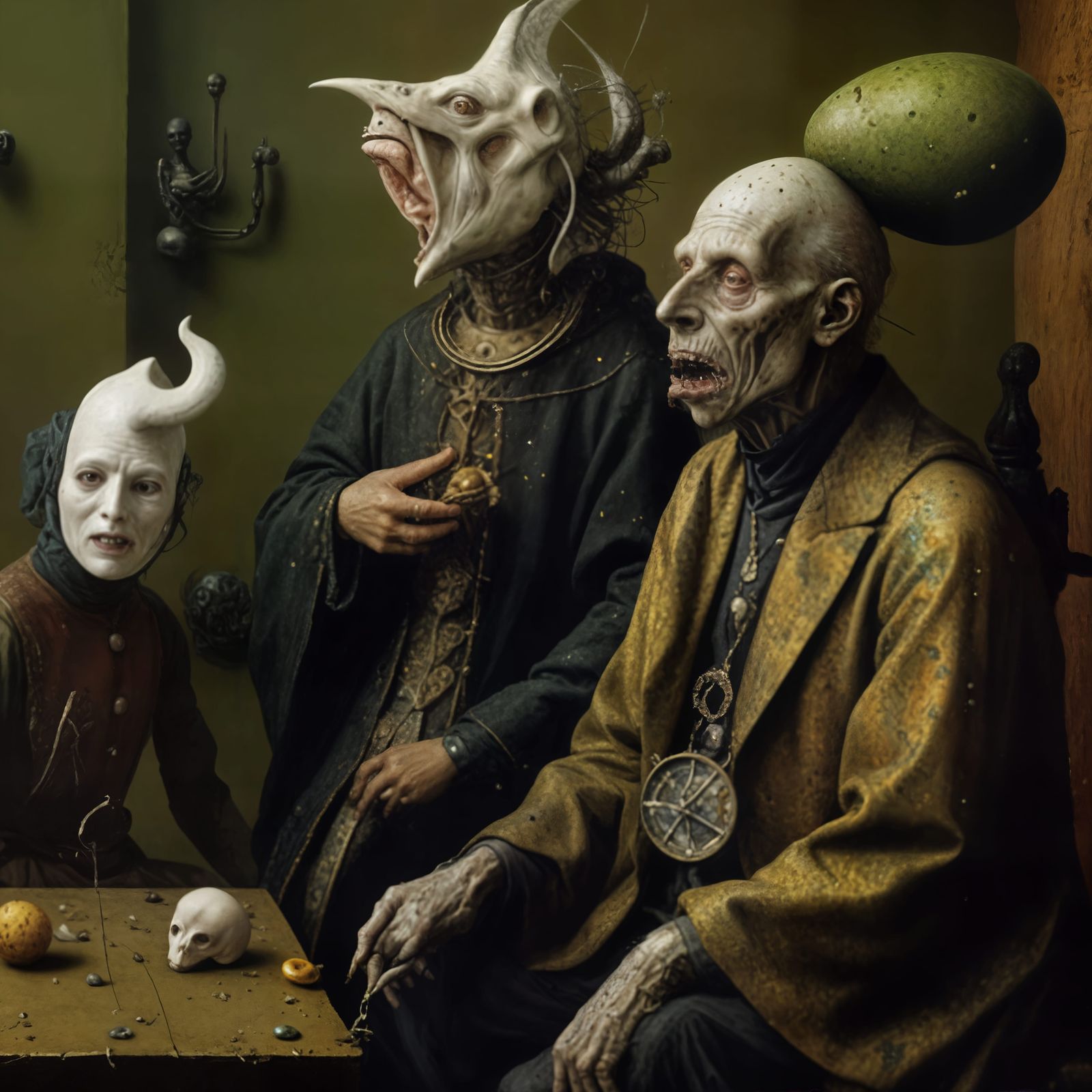 "Come back Later, when he's done with his Meditation."