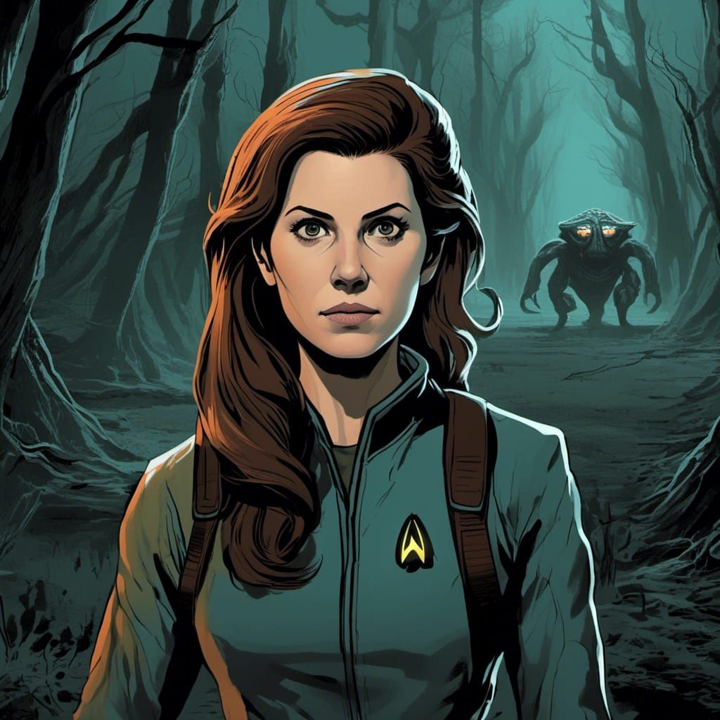 Anna Kendrick in Eerie Sci-Fi Landscape