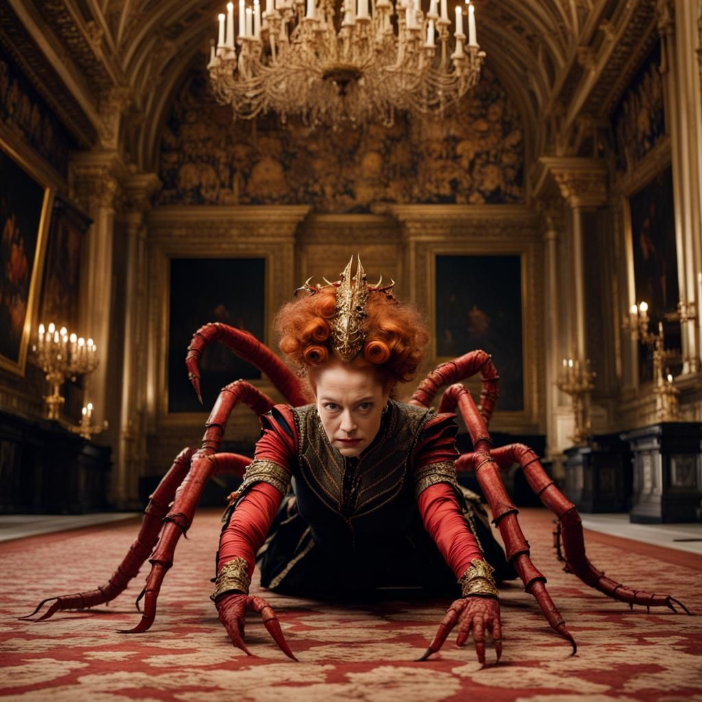 Queen Elizabeth I as Scorpion in Palace