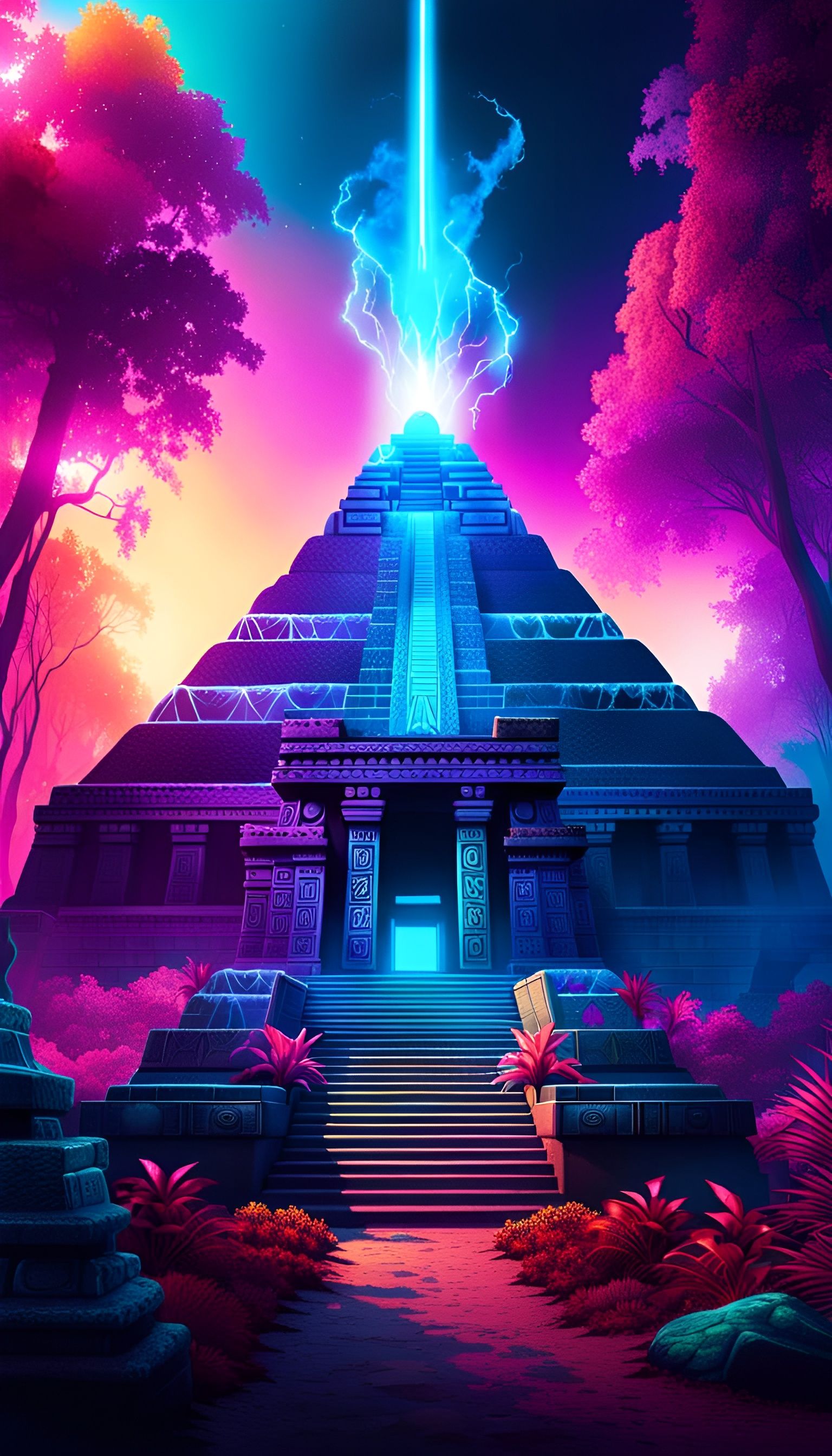 Aztec Temple: Death of the Sun in Magic Realism