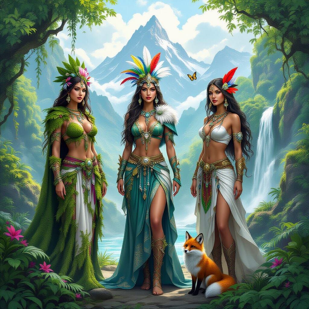 Nature Guardians: Women of Forest, Jungle, and Mountains