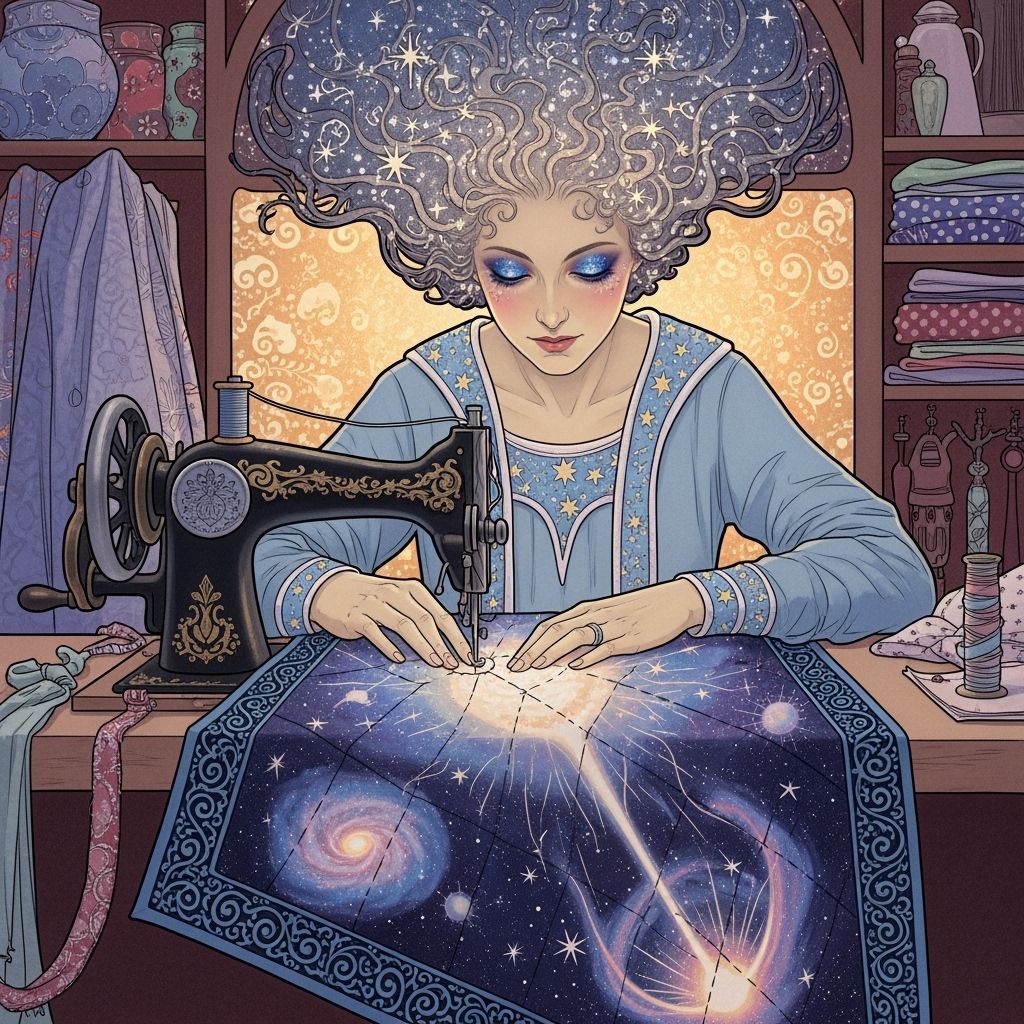 Celestial Seamstress Creating a Universe Quilt