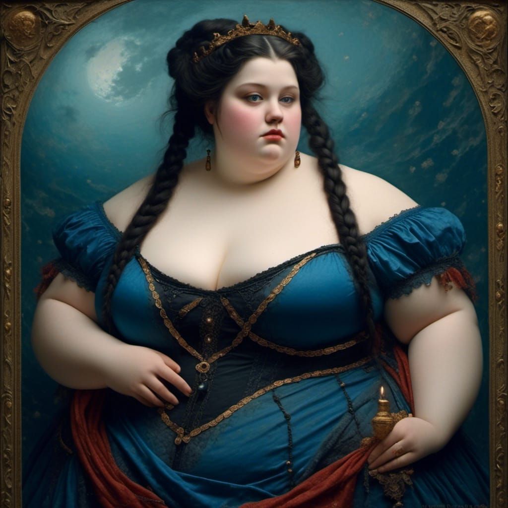 bbw beautiful, French, wizard, black bra...