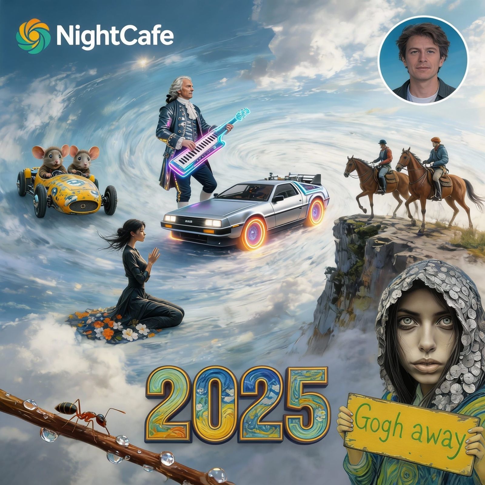 AI Art Collage: 2025 Highlights