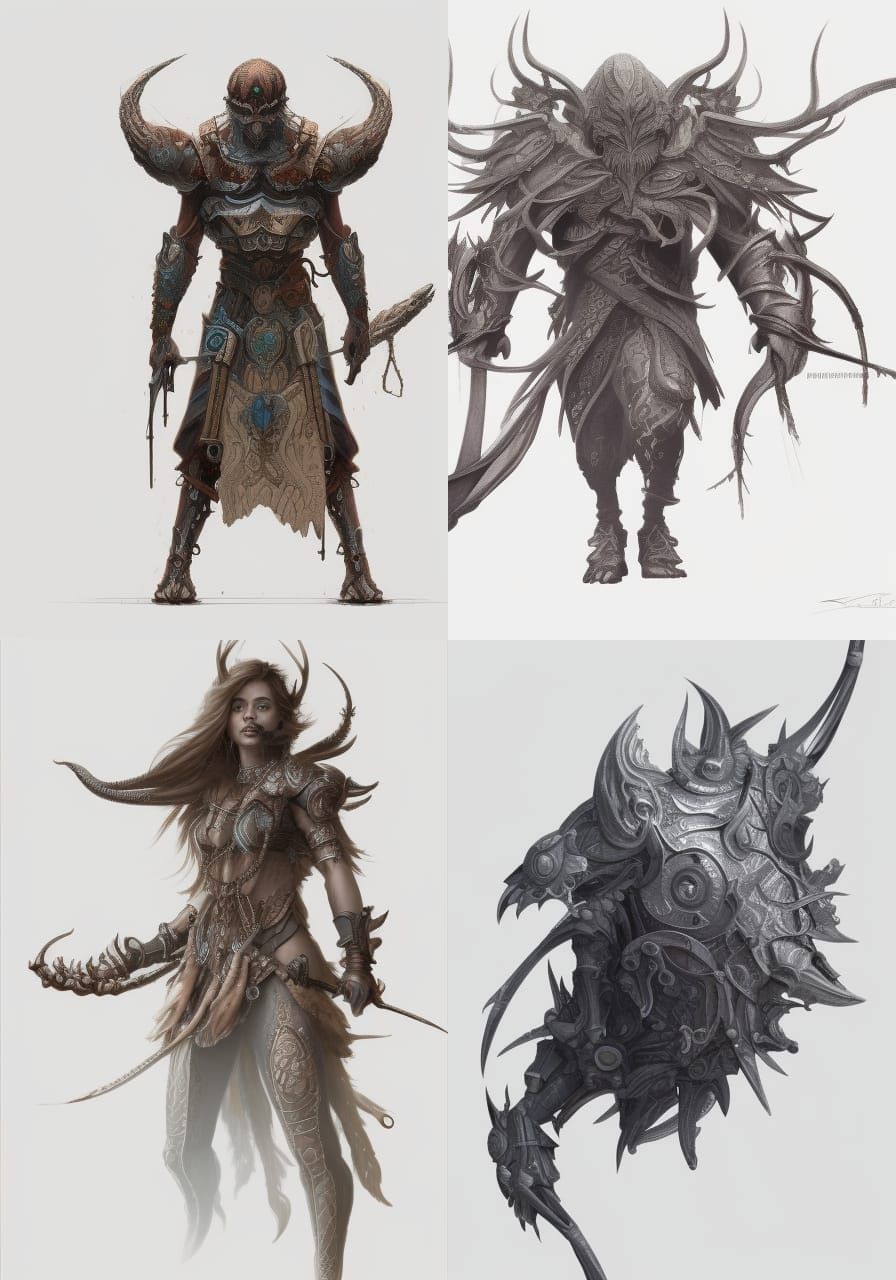 Detailed Character Design in Vibrant Photorealistic Style