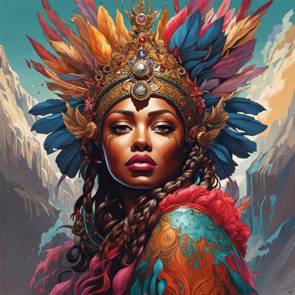 Notorious B.I.G Portrait in Watercolor and Ink