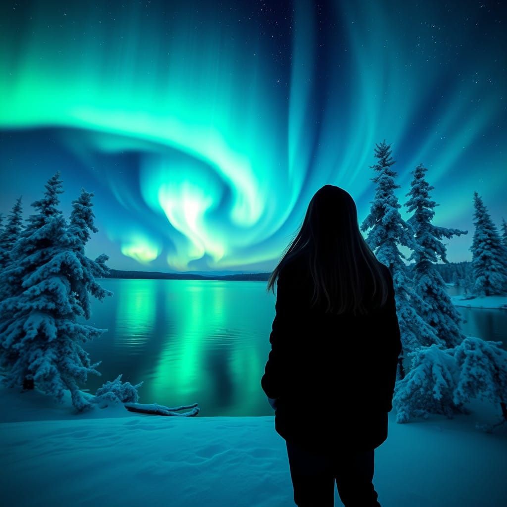 Northern Lights Majesty in Ethereal Light
