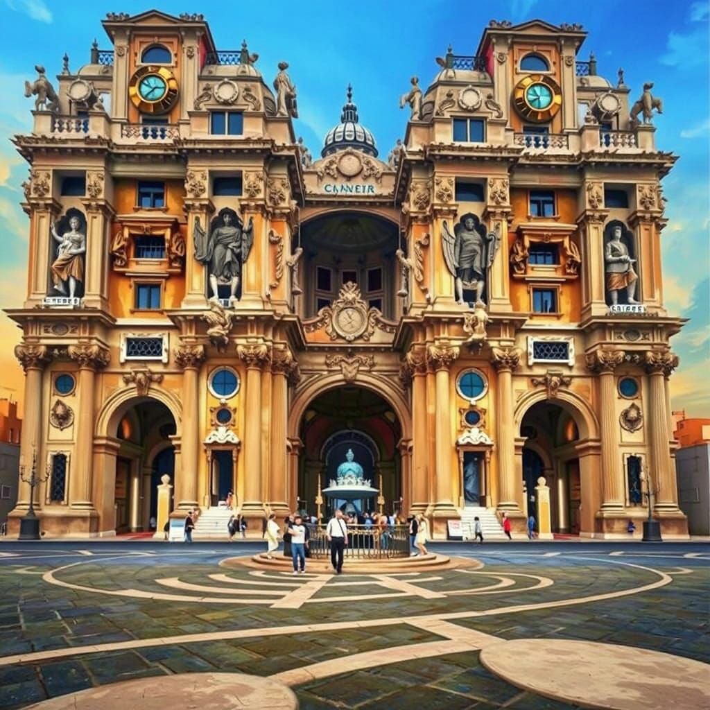 Spectacular 3D Hyperrealism with Intricate Patterns and Refl...