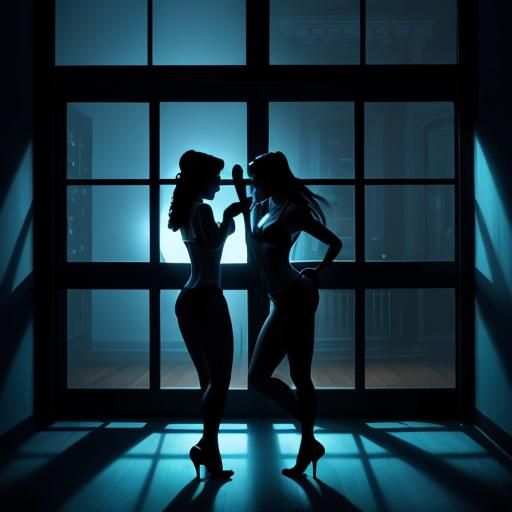 Sinister Neon Dance in the Style of Perez