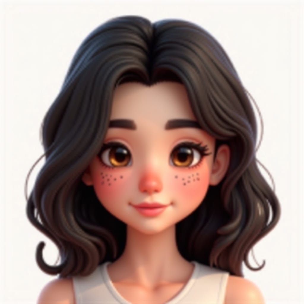 Cute Roblox Avatar Profile Picture 3D Render