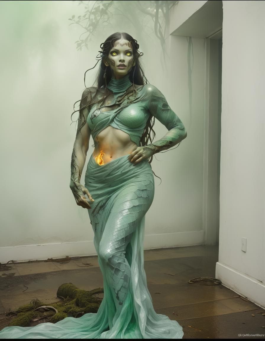 Monster High Snake Woman Character Design