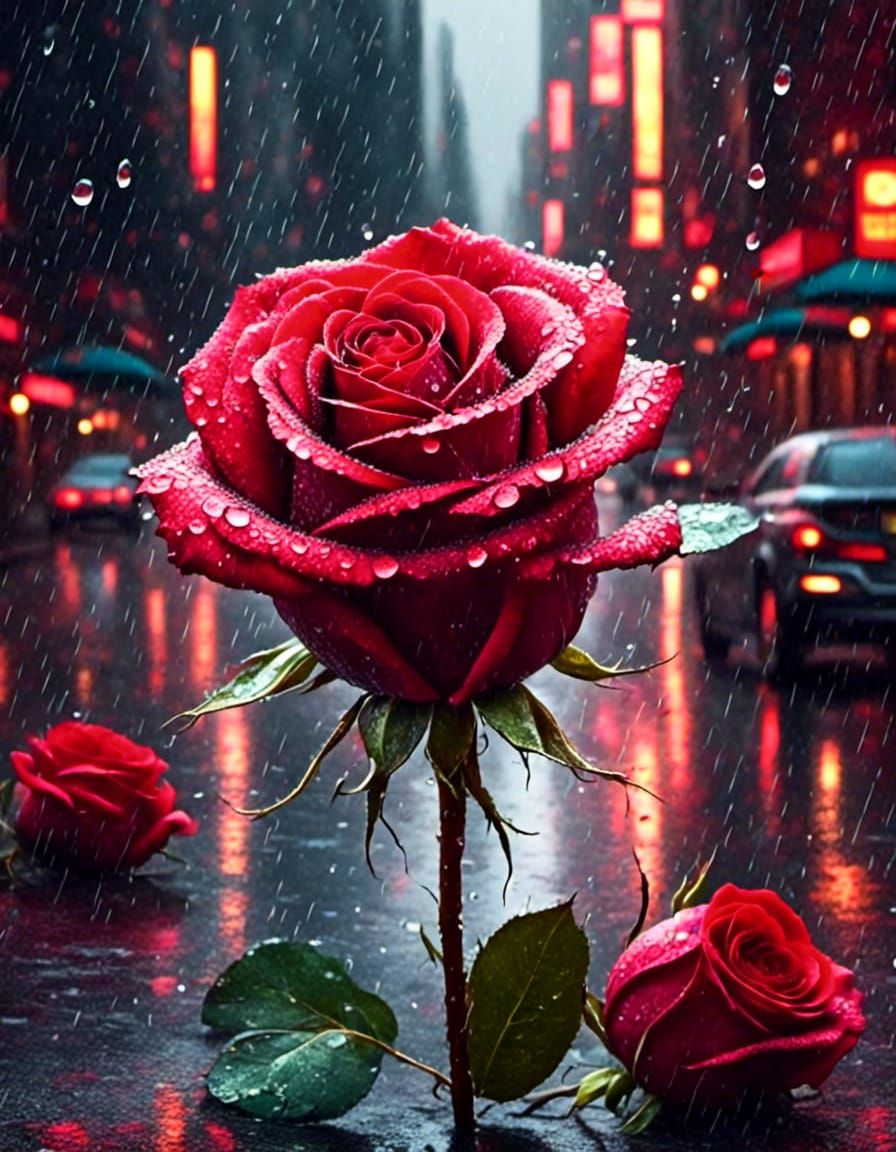 Raining roses