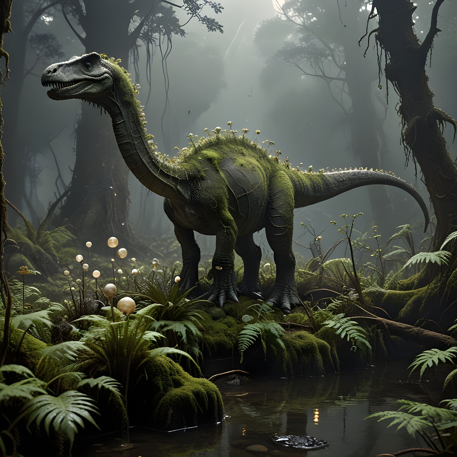 Spectral Diplodocus in Primordial Marsh