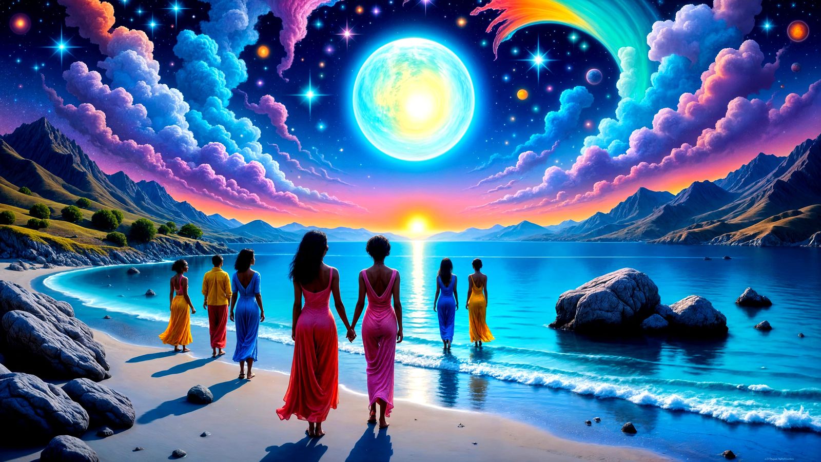 Walking on The Beach...