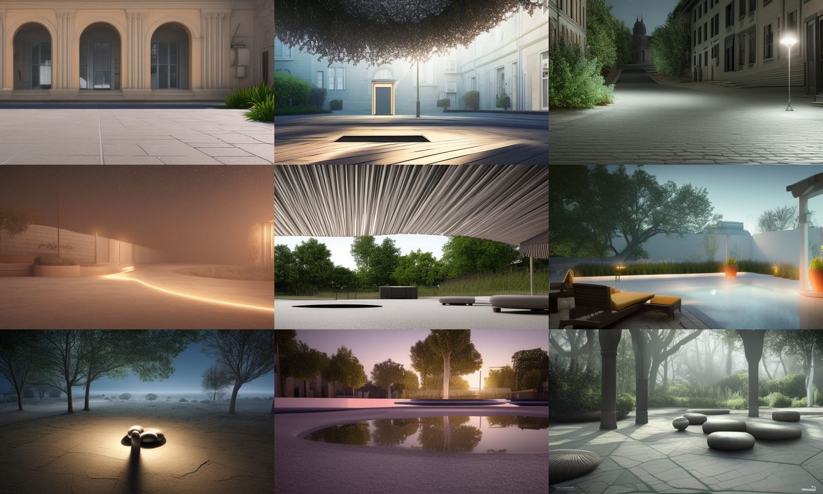 Hypnotic Outdoor Image in Hyperrealism