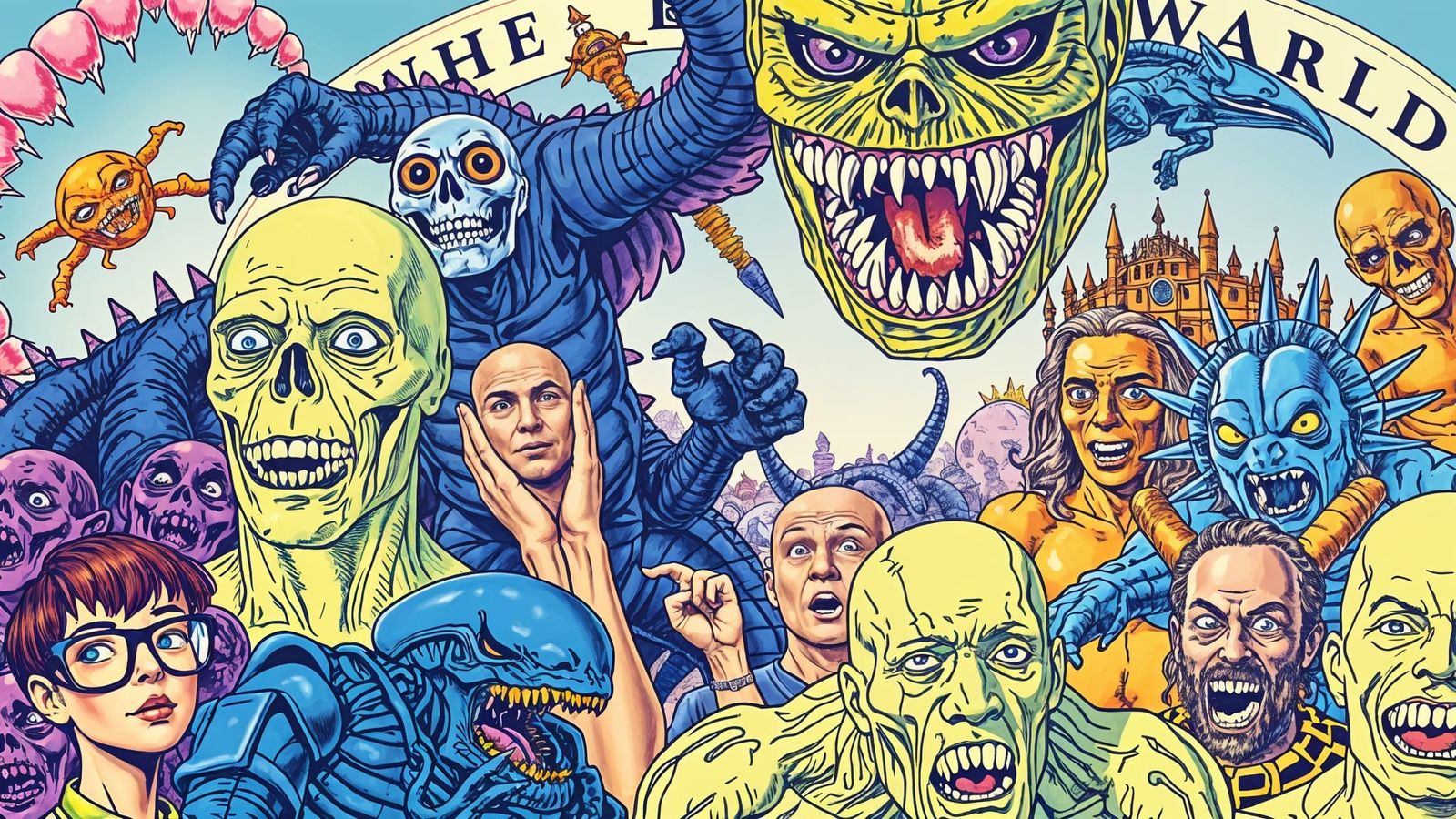 Find the Xenomorph: Surreal Hidden Monster Collage